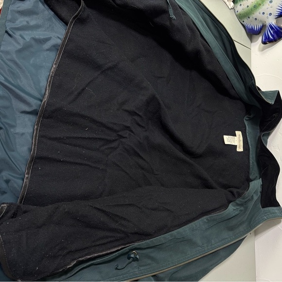 Westbound Women's Large Green Coat Lined Hooded Zip Button Winter FLAW - Picture 8 of 12